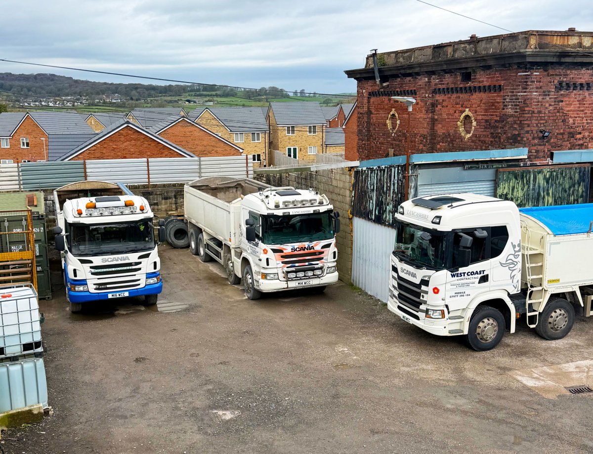 West Coast Contracting Trucks